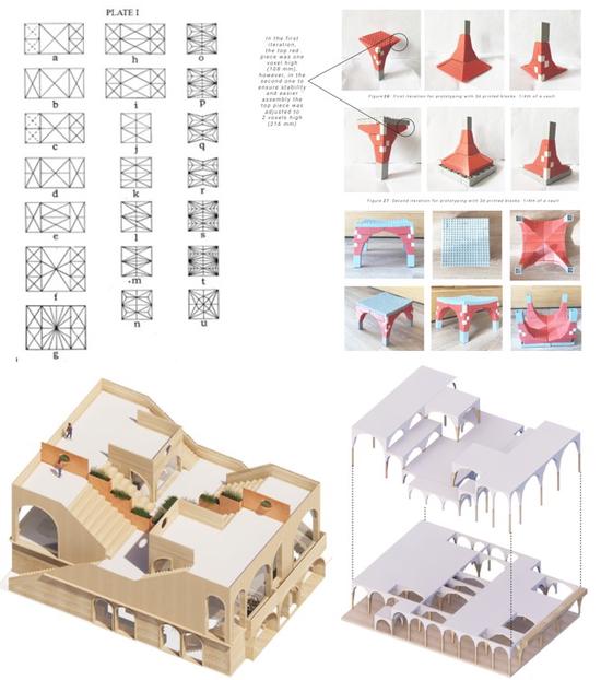 Reconfigurable architecture for compression-only structures