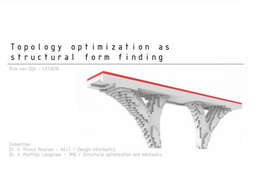 Topology Optimization As Architectural Form-Finding
